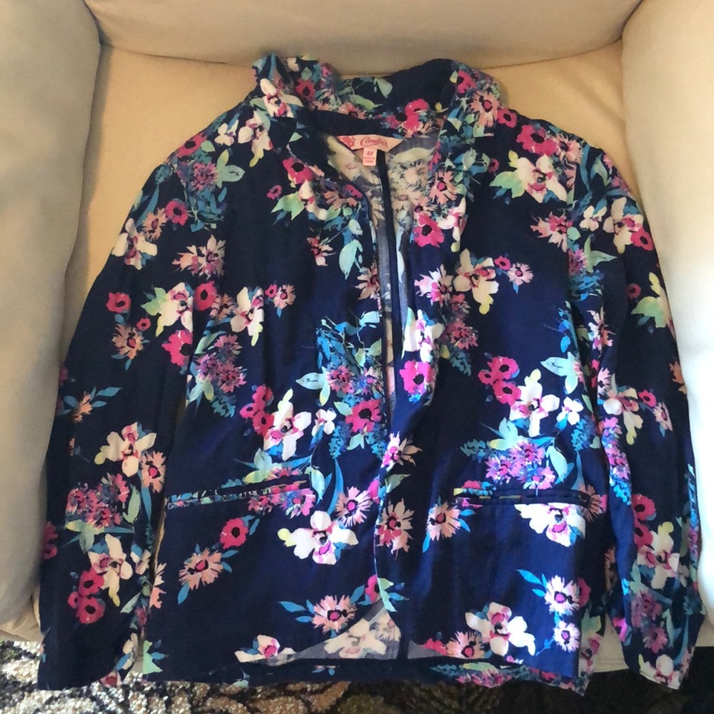 Floral blazer
